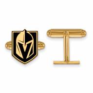 Vegas Golden Knights Sterling Silver Gold Plated Cuff Links