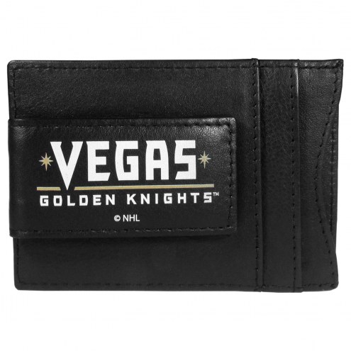 Vegas Golden Knights Logo Leather Cash and Cardholder