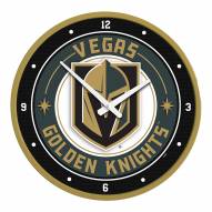 Vegas Golden Knights Modern Disc Wall Clock
