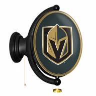 Vegas Golden Knights Oval Rotating Lighted Wall Sign