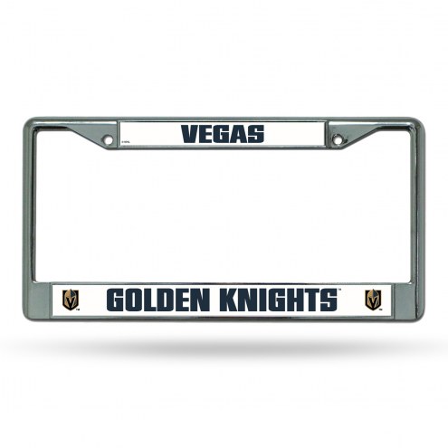 Vegas Golden Knights Chrome License Plate Frame