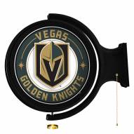 Vegas Golden Knights Round Rotating Lighted Wall Sign
