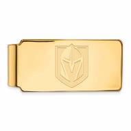 Vegas Golden Knights Sterling Silver Gold Plated Money Clip