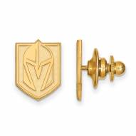Vegas Golden Knights Sterling Silver Gold Plated Tie Tac
