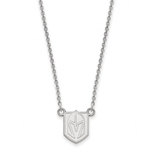 Vegas Golden Knights Sterling Silver Small Pendant Necklace