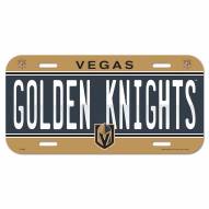 Vegas Golden Knights License Plate