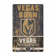 Vegas Golden Knights Slogan Wood Sign