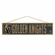 Vegas Golden Knights Wood Avenue Sign