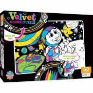 Velvet Coloring Space Astronauts 60 Piece Puzzle