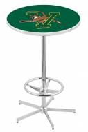 Vermont Catamounts Chrome Bar Table with Foot Ring