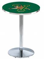 Vermont Catamounts Chrome Pub Table with Round Base