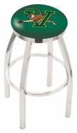 Vermont Catamounts Chrome Swivel Bar Stool with Accent Ring