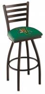 Vermont Catamounts Swivel Bar Stool with Ladder Style Back