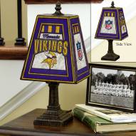 Minnesota Vikings NFL Hand-Painted Art Glass Table Lamp