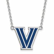 Villanova Wildcats Sterling Silver Large Pendant Necklace