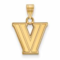 Villanova Wildcats NCAA Sterling Silver Gold Plated Small Pendant