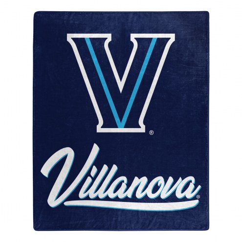 Villanova Wildcats Signature Raschel Throw Blanket