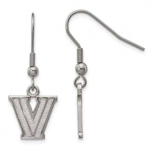 Villanova Wildcats Stainless Steel Dangle Earrings