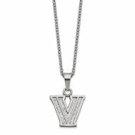 Villanova Wildcats Stainless Steel Pendant Necklace