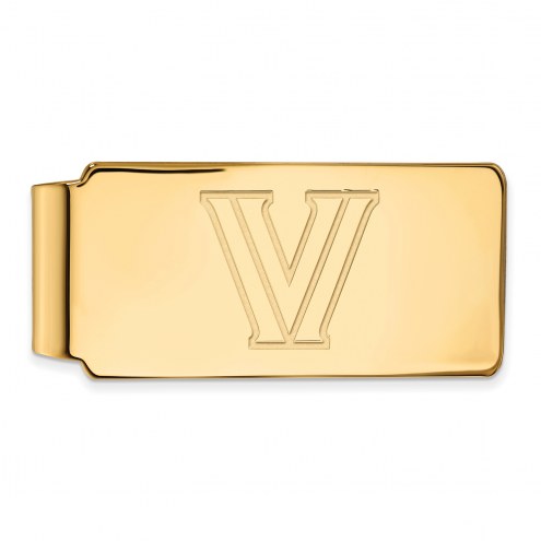 Villanova Wildcats Sterling Silver Gold Plated Money Clip