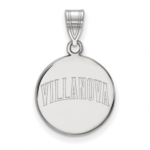 Villanova Wildcats Sterling Silver Medium Disc Pendant