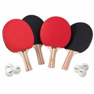 Viper Two Star Ping Pong Four Racket and Six Ball Set