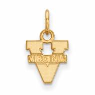 Virginia Cavaliers 14k Yellow Gold Extra Small Pendant