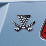 Virginia Cavaliers Chrome Metal Car Emblem