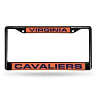 Virginia Cavaliers College Laser Black License Plate Frame