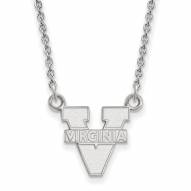 Virginia Cavaliers Sterling Silver Small Pendant Necklace