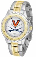 Virginia Cavaliers Competitor Two-Tone Men's Watch
