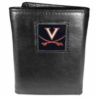 Virginia Cavaliers Deluxe Leather Tri-fold Wallet in Gift Box