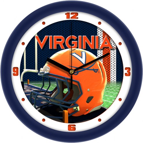 Virginia Cavaliers Football Helmet Wall Clock