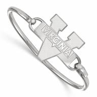 Virginia Cavaliers Sterling Silver Wire Bangle Bracelet