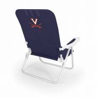 Virginia Cavaliers Navy Monaco Beach Chair