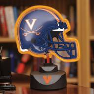 Virginia Cavaliers Neon Helmet Desk Lamp