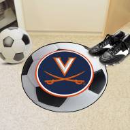 Virginia Cavaliers Soccer Ball Mat