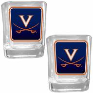 Virginia Cavaliers Square Glass Shot Glass Set