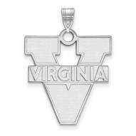 Virginia Cavaliers Sterling Silver Extra Large Pendant