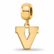 Virginia Cavaliers Sterling Silver Gold Plated Small Dangle Bead