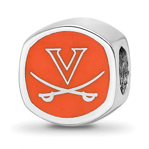 Virginia Cavaliers Sterling Silver Logo Bead