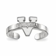 Virginia Cavaliers Sterling Silver Toe Ring