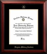 Virginia Military Institute Keydets Gold Embossed Diploma Frame