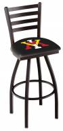 Virginia Military Institute Keydets Swivel Bar Stool with Ladder Style Back