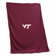 Virginia Tech Hokies Sweatshirt Blanket