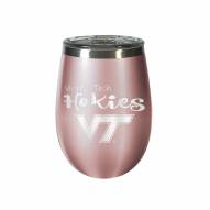 Virginia Tech Hokies 10 oz. Rose Gold Blush Wine Tumbler