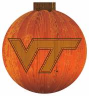 Virginia Tech Hokies 12" Halloween Pumpkin Sign