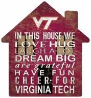 Virginia Tech Hokies 12" House Sign