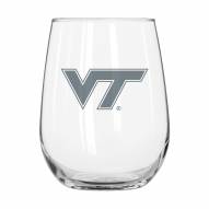 Virginia Tech Hokies 16 oz. Gameday Curved Beverage Glass