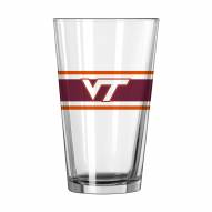 Virginia Tech Hokies 16 oz. Stripe Pint Glass